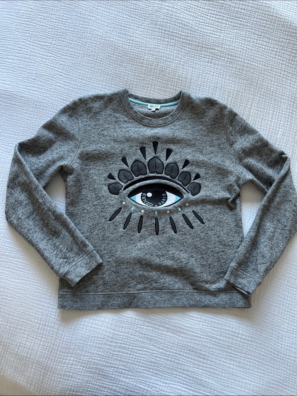 NWOT • Kenzo Paris Embroidered Eye Crewneck Sweatshirt • Women’s XL
